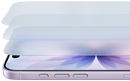 iPhone 17, fra forsiden, fra siden, splittegning av Ceramic Shield-lag