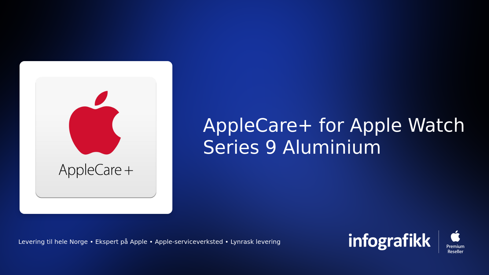 AppleCare+ for Apple Watch Series 9 Aluminium Infografikk