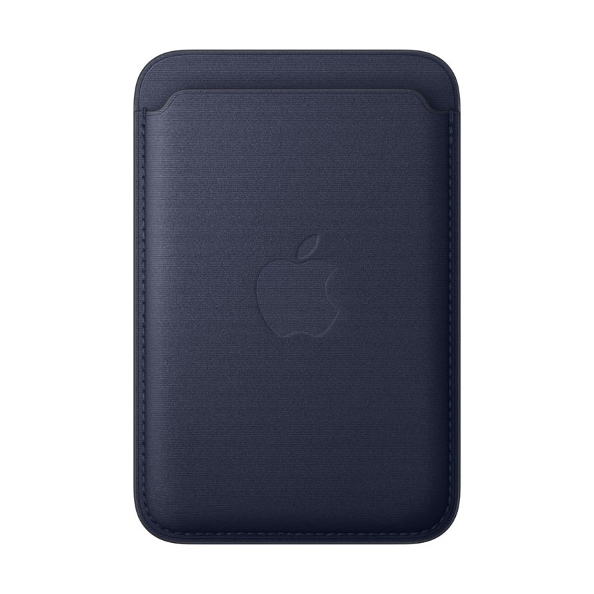Apple Lommebok i finvev med MagSafe Marineblå