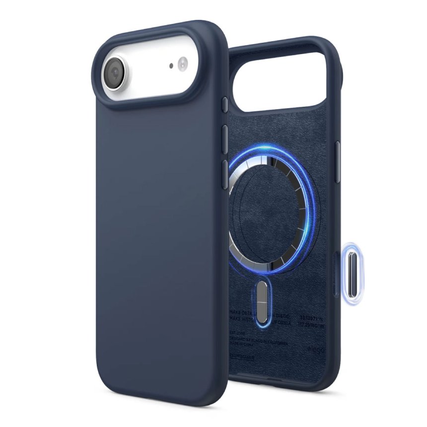 Elago Silikondeksel med Magsafe for iPhone Air Indigo