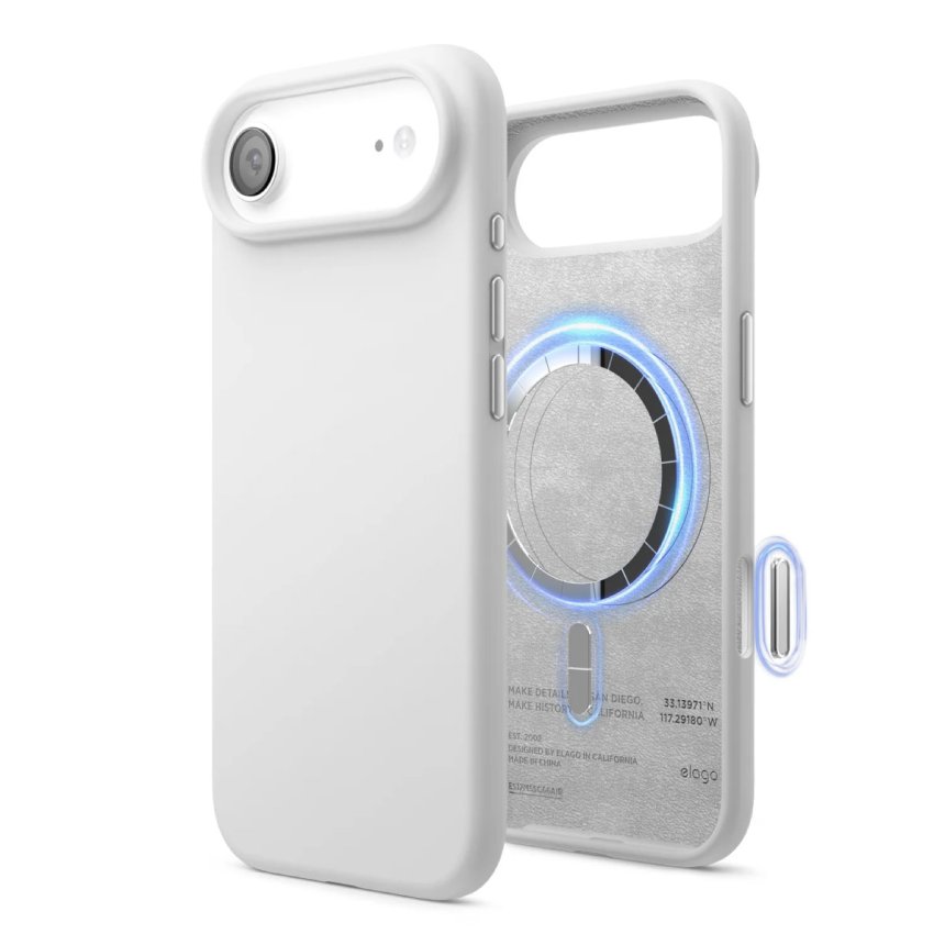 Elago Silikondeksel med Magsafe for iPhone Air White