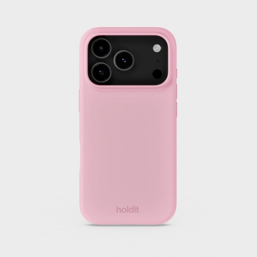 Holdit Silikondeksel til iPhone 17 Pro Max Pink