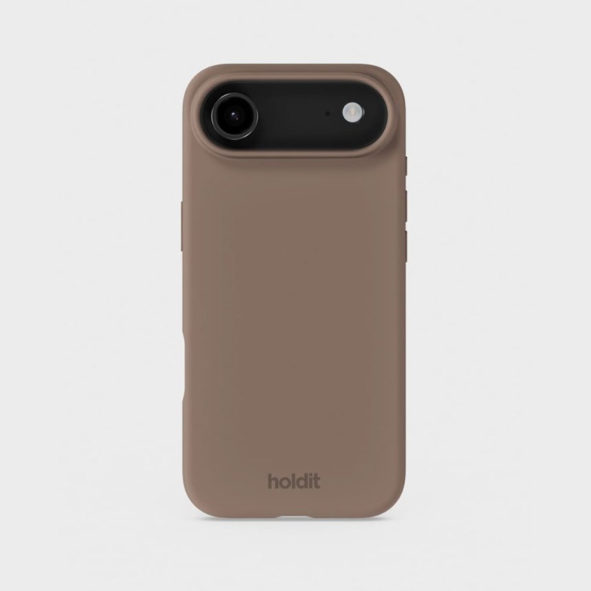 Holdit Silikondeksel til iPhone Air Mocha Brown