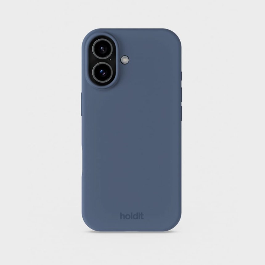 Holdit Silikondeksel til iPhone 17 Pacific Blue