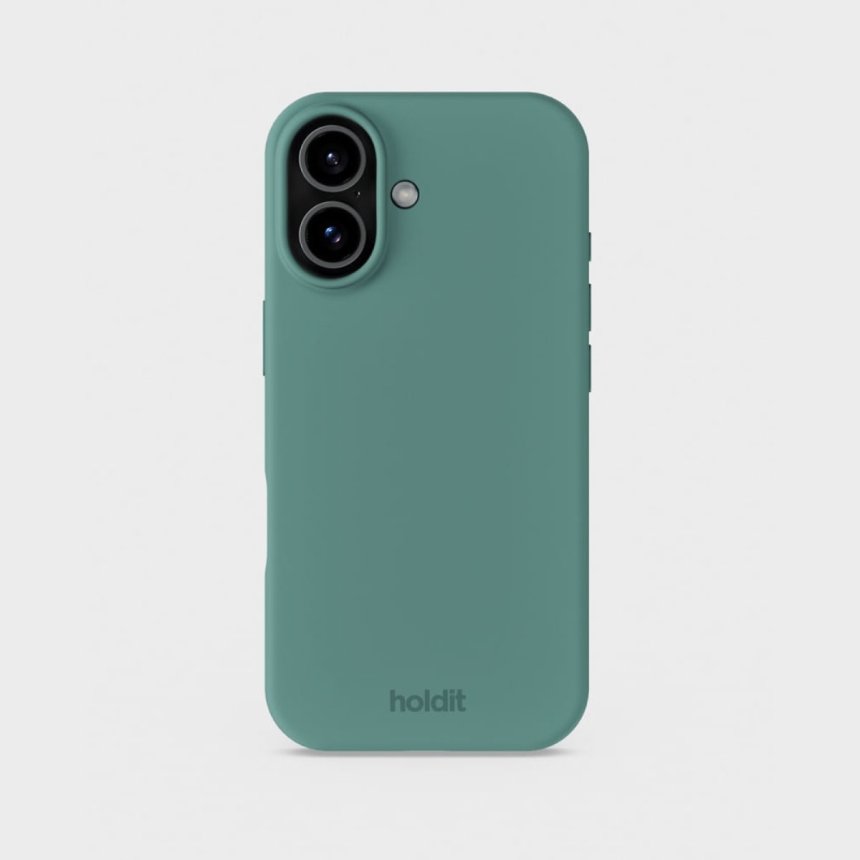 Holdit Silikondeksel til iPhone 17 Moss Green