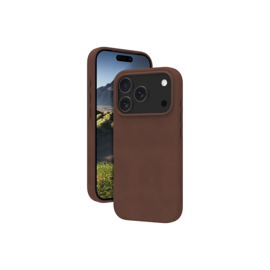 dbramante1928 Roskilde skinndeksel til iPhone 17/18 Pro Max Dark Tan