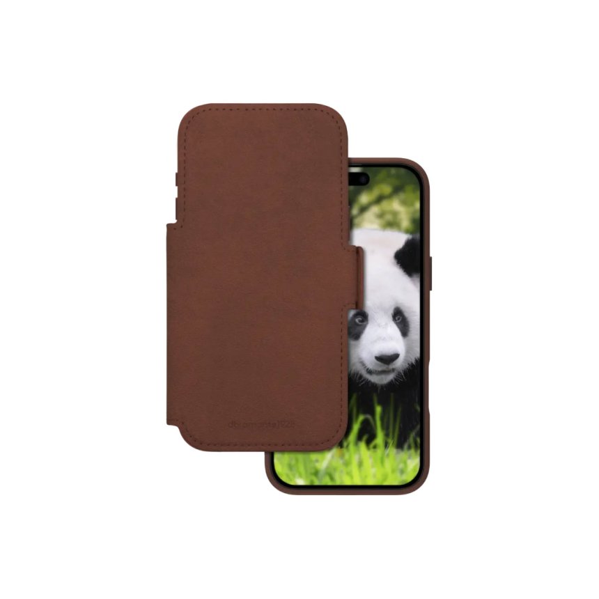 Dbramante Lynge Wallet for iPhone 17/18 Pro Max Dark Tan