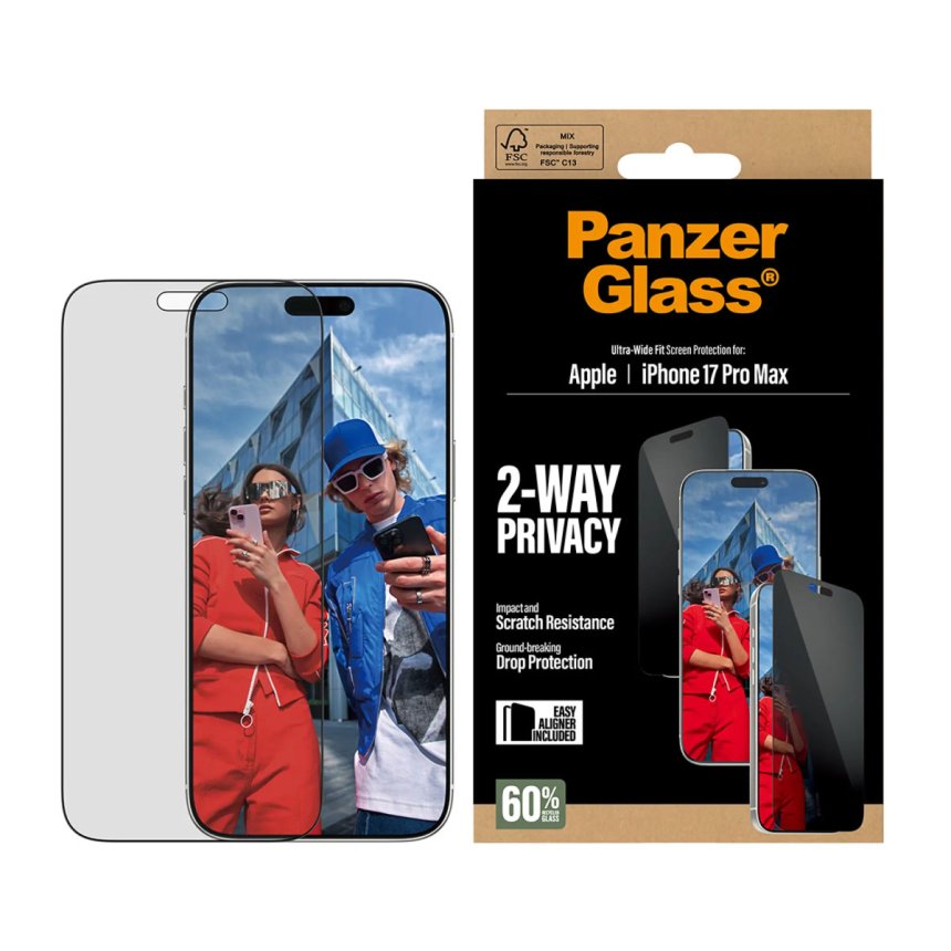 PanzerGlass Privacy til iPhone iPhone 17 Pro Max