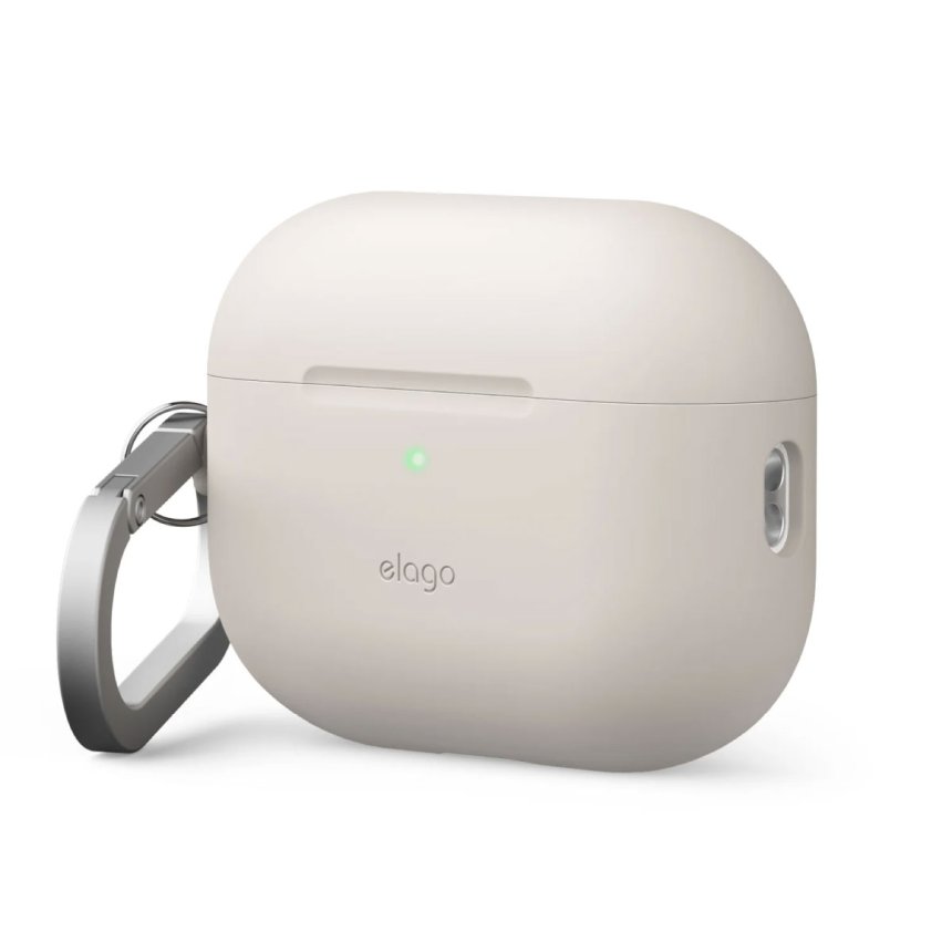 Elago Silikon Hang Case til AirPods Pro 3 Stone