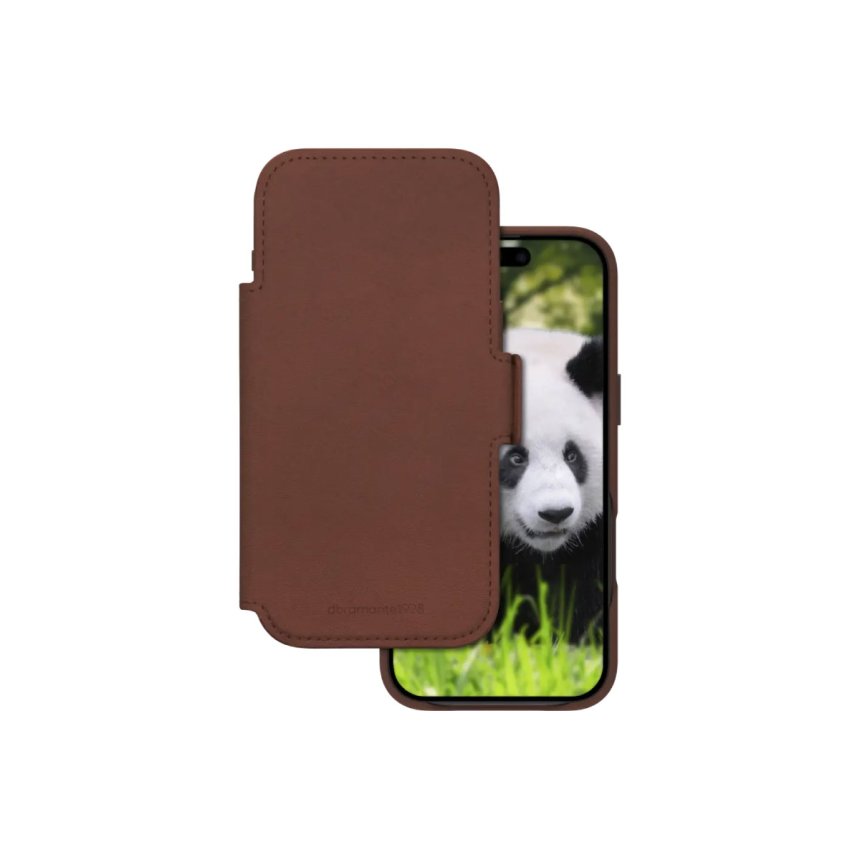 Dbramante Lynge Wallet for iPhone Air Dark Tan