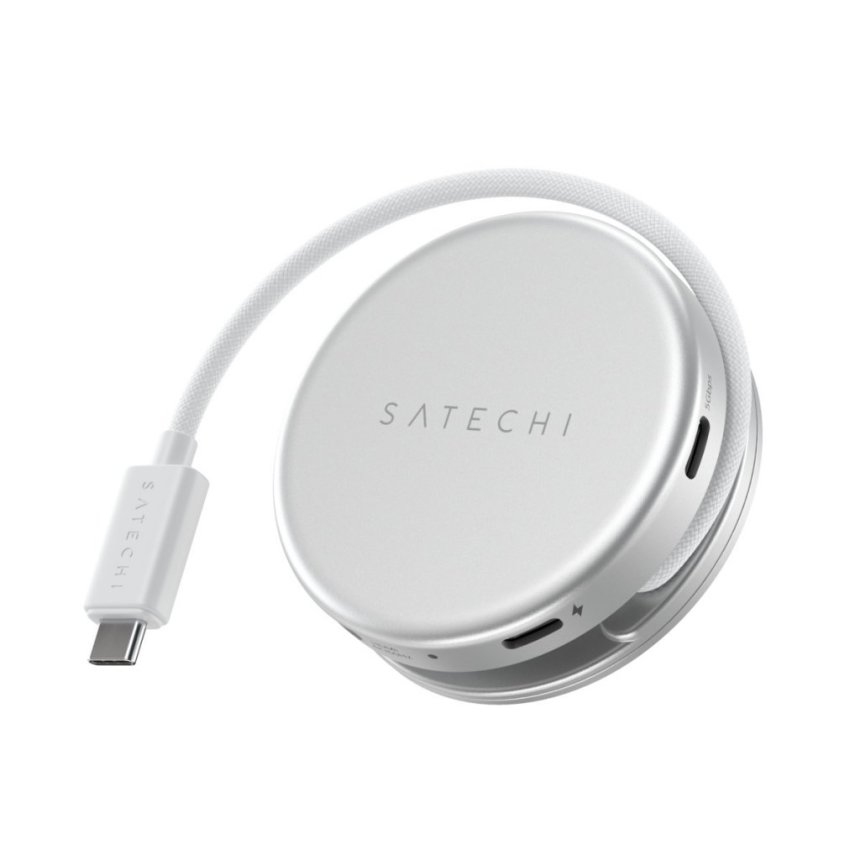 Satechi Satechi OnTheGo 5-i-1-multiportadapter MacBook Neo Silver