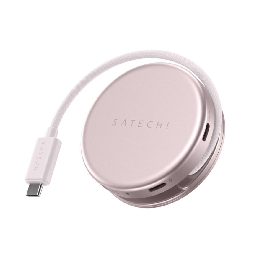 Satechi Satechi OnTheGo 5-i-1-multiportadapter MacBook Neo Rouge