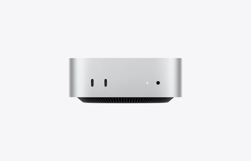 Mac mini M5 Pro-chip 15‑kjerners CPU, 16‑kjerners GPU, 24 GB, 512 GB, 2.5 Gigabit Ethernet