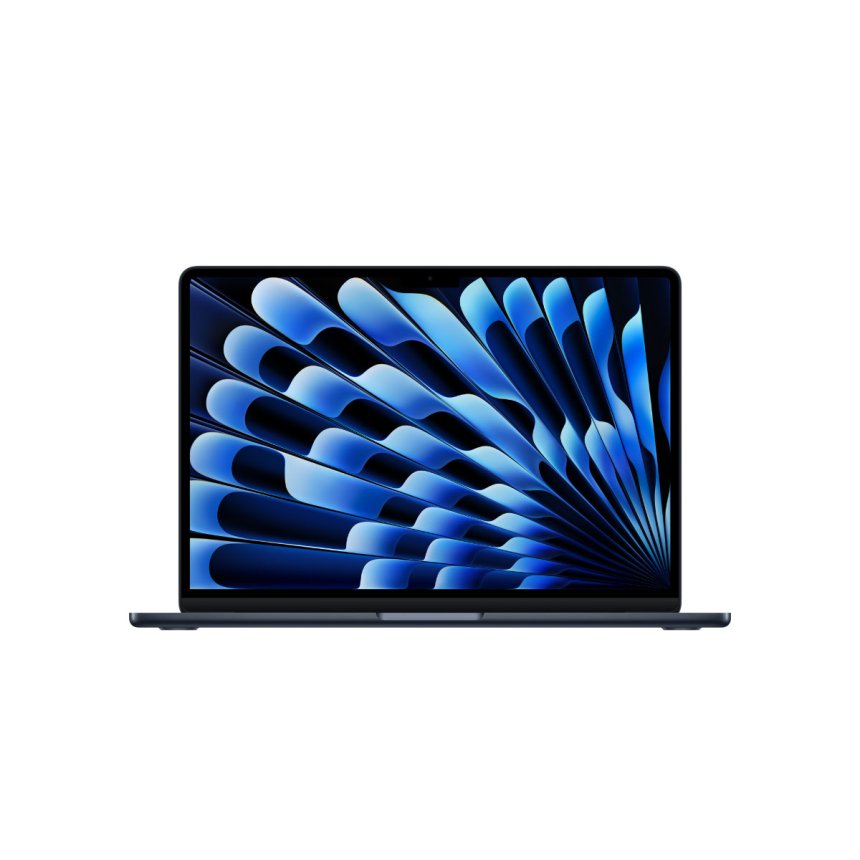 MacBook Air M5 13 tommer midnatt 10‑kjerners CPU, 8‑kjerners GPU, 16‑kjerners Neural Engine, 16 GB minne, 512 GB SSD-lagring